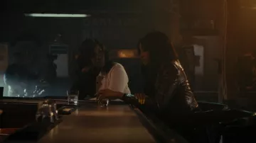 H:ours Derya Jacket worn by Eva (Gabrielle Union) as seen in Truth Be Told (S03E02)