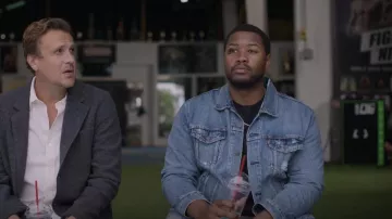 Levi's Men's Ripped Denim Trucker worn by Sean (Luke Tennie) as seen in Shrinking (S01E01)