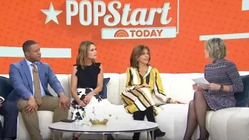 Shoshanna Etta Dress worn by Dylan Dreyer as seen in Today on January 29, 2023