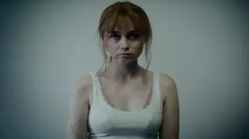 Chain Gold Necklace worn by Jane (Jessica Barden) as seen in Pieces Of Her  TV series wardrobe (Season 1)