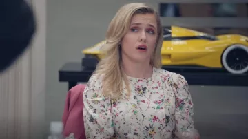 Isabel Marant Benson Blouse worn by Sadie Ryan (Harriet Dyer) as seen in American Auto (S02E02)