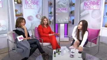 Veronica Beard Lionel Wide Leg Jumpsuit worn by Jenna Bush Hager as seen in Today with Hoda & Jenna on  January 31, 2023