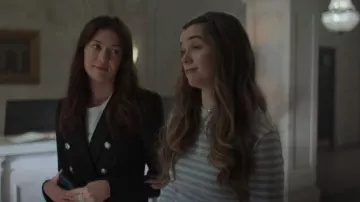 Veronica Beard Miller Dick­ey Jack­et worn by Bennet Ayres (Grace Kaufman) as seen in The Watchful Eye (S01E01)