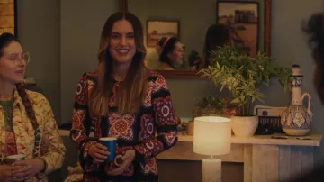 Never Fully Dressed Women's Floral Tile Print Mini Dress worn by Ashley (Rosa Robson) as seen in Buffering (S02E01)