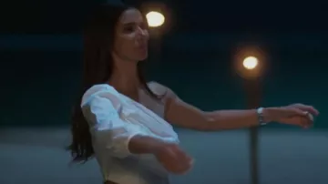 Guapa One-Shoulder Midi Dress worn by Elena Roarke (Roselyn Sánchez) as seen in Fantasy Island (S02E04)
