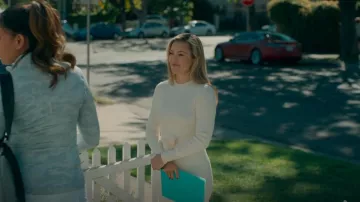 & Other Stories Belted Rib Midi Dress worn by Micah Keith (Kate Hudson) as seen in Truth Be Told (S02E06)