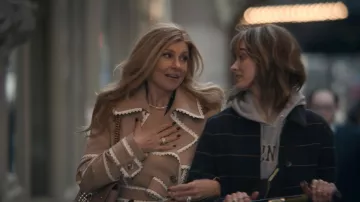 Chloé Scallop-Trim Trench coat worn by Dee Dee (Connie Britton) as seen in Dear Edward TV series outfits (Season 1)
