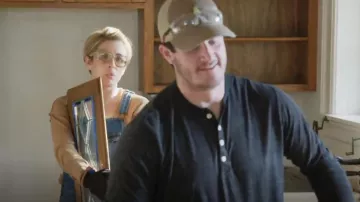 Free People Baggy Boyfriend Overalls worn by Erin Napier as seen in Home Town (S07E01)