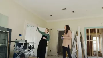 Madewell Knit Wide-Leg Overalls worn by Erin Napier as seen in Home Town (S07E01)