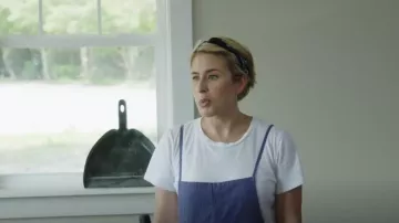 Luna sky Over­alls Navy 23786 worn by Erin Napier as seen in Home Town (S07E02)