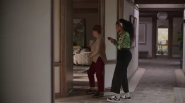 Vans Old Skool sneakers worn by Gaby (Jessica Williams) as seen in Shrinking TV series outfits (Season 1 Episode 3)