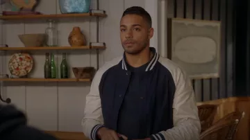 Levis Varsity Bomber Jacket porté par Jordan Baker (Michael Evans Behling) vu dans All American (S05E09)