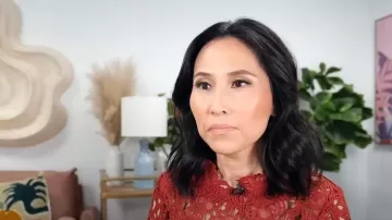 Gravitas Jane Blouse worn by Vicky Nguyen in Today on February 2, 2023