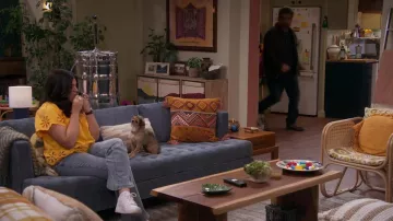 Nike Air Force 1 '07 white sneakers worn by Mayan Lopez as seen in Lopez vs. Lopez (S01E10)