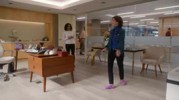 Crocs Clogs in pink worn by Margaret (Marcia Gay Harden) as seen in So Help Me Todd TV show outfits (Season 1 Episode 12)