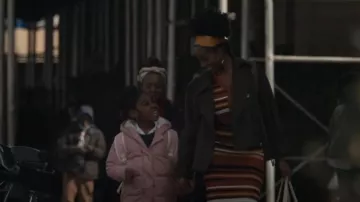 Mango Wool-Blend Lapel Jack­et worn by Adriana (Anna Uzele) as seen in Dear Edward (S01E01)