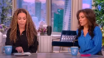 L'Agence Holly Blusa estampada usada por Alyssa Farah como se ve en The View el 6 de febrero de 2023