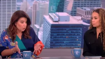 Diane von Furstenberg Rinna Combinaison portée par Ana Navarro vue dans The View le 6 février 2023