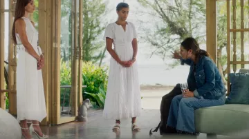 Maeve Somerset Maxi Dress worn by Ruby Akuda (Kiara Barnes) as seen in Fantasy Island (S01E07)