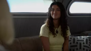 ATM Anthony Thomas Melillo Slub Jersey Crop Top worn by Jess Valenzuela (Lisette Olivera) as seen in National Treasure: Edge of History (S01E06)