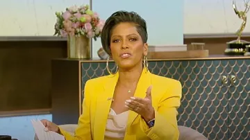Stella McCartney Wool-blend Single-breasted Blazer worn by Tamron Hall as seen in Tamron Hall Show on February 3, 2023
