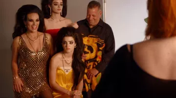 Prada Crepe Satin Mini Dress worn by Charli D'Amelio as seen in The D'Amelio Show (S02E07)