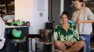 Cotton Citizen Brooklyn Oversized Zip Hoodie worn by Heidi D'Amelio as seen in The D'Amelio Show (S02E07)