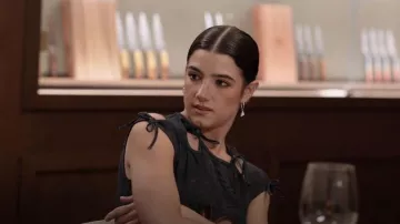 J.Kim Gradient Petal Dress worn by Charli D'Amelio as seen in The D'Amelio Show (S02E08)