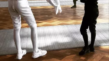 The black Puma Graviton sneakers worn by Wednesday Addams (Jenna Ortega) in the Wednesday series 