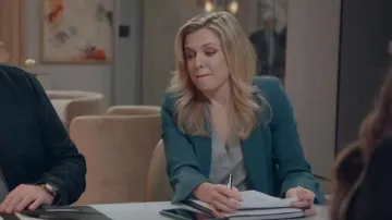 Banana Republic Riding Jacket worn by Sadie Ryan (Harriet Dyer) as seen in American Auto (S02E01)