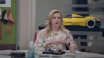 Isabel Marant Benson Blouse worn by Sadie Ryan (Harriet Dyer) as seen in American Auto (S02E02)