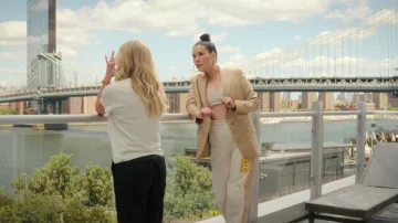 Stella McCartney Jogging Pants worn by Minka (Zoë Chao) as seen in Your Place or Mine movie