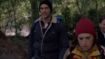 Faherty Timberline Jacket worn by Max (Cheyenne Jackson) as seen in Call Me Kat (S03E13)