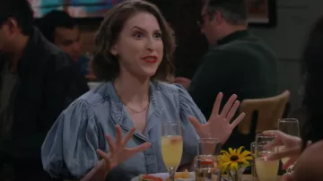 Frame Denim Top worn by Deirdre (Eden Sher) as seen in How I Met Your Father (S02E04)