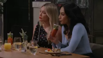 Superdown Storme Bodysuit worn by Valentina (Francia Raisa) as seen in How I Met Your Father (S02E04)