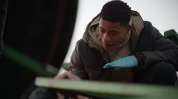 Casio G-Shock watch in black worn by Jake Crawford (Jordan Calloway) in Fire Country (S01E14)
