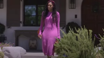 & Other Stories Flared Cuff Knit Midi Dress worn by Gabby (Jessica Williams) as seen in Shrinking (S01E03)