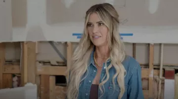 Dior Montaigne Necklace worn by Christina El Moussa as seen in Christina in the Country (S01E05)