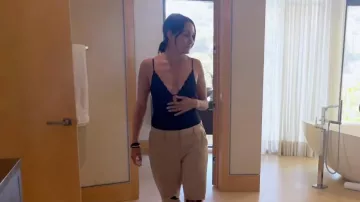 Fleur du Mal Charlotte Lace V-Neck Bodysuit worn by Brie Bella as seen in Nikki Bella Says I Do (S01E02)
