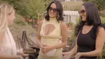 Saint Laurent Kate Cate Eye Sunglasses worn by Nikki Bella as seen in Nikki Bella Says I Do (S01E03)