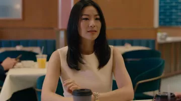Fossil Two Tone Stainless Steel Bracelet Watch 32mm worn by Ingrid Yun (Arden Cho) as seen in Partner Track (S01E04)