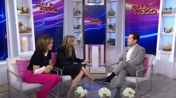 Michael Kors Collection Crepe Cigarette Pants worn by Hoda Kotb as seen in Today with Hoda & Jenna on February 17, 2023