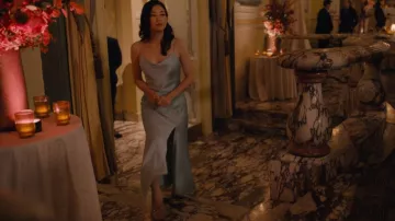 Christian Louboutin Rosalie Sandal worn by Ingrid Yun (Arden Cho) as seen in Partner Track (S01E05)