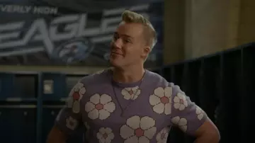 Asos Design Knitted T Shirt worn by JJ Parker (Hunter Clowdus) as seen in All American (S04E05)