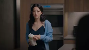 Cuyana Silk Slip Dress worn by Ingrid Yun (Arden Cho) as seen in Partner Track (S01E06)