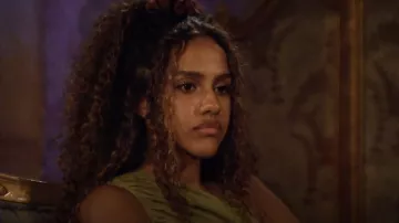 Hello Molly Block It Out Midi Vestido verde usado por Teddi Wright como se ve en The Bachelor (S26E07)