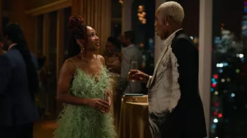 Cult Gaia Zariah Dress worn by Camille Parks (Meagan Good) as seen in Harlem (S02E05)