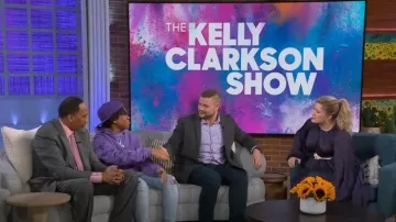 Robe Ulla Johnson Yalena portée par Kelly Clarkson vue dans The Kelly Clarkson Show le 9 février 2023