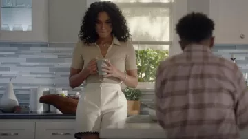 Milly Yohanna Faux Leather Crochet Shorts worn by Layla Keating (Greta Onieogou) as seen in All American (S04E15)