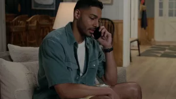 Isabel Marant Tigilin Oversize Twill Shirt worn by Jordan Baker (Michael Evans Behling) as seen in All American (S04E15)